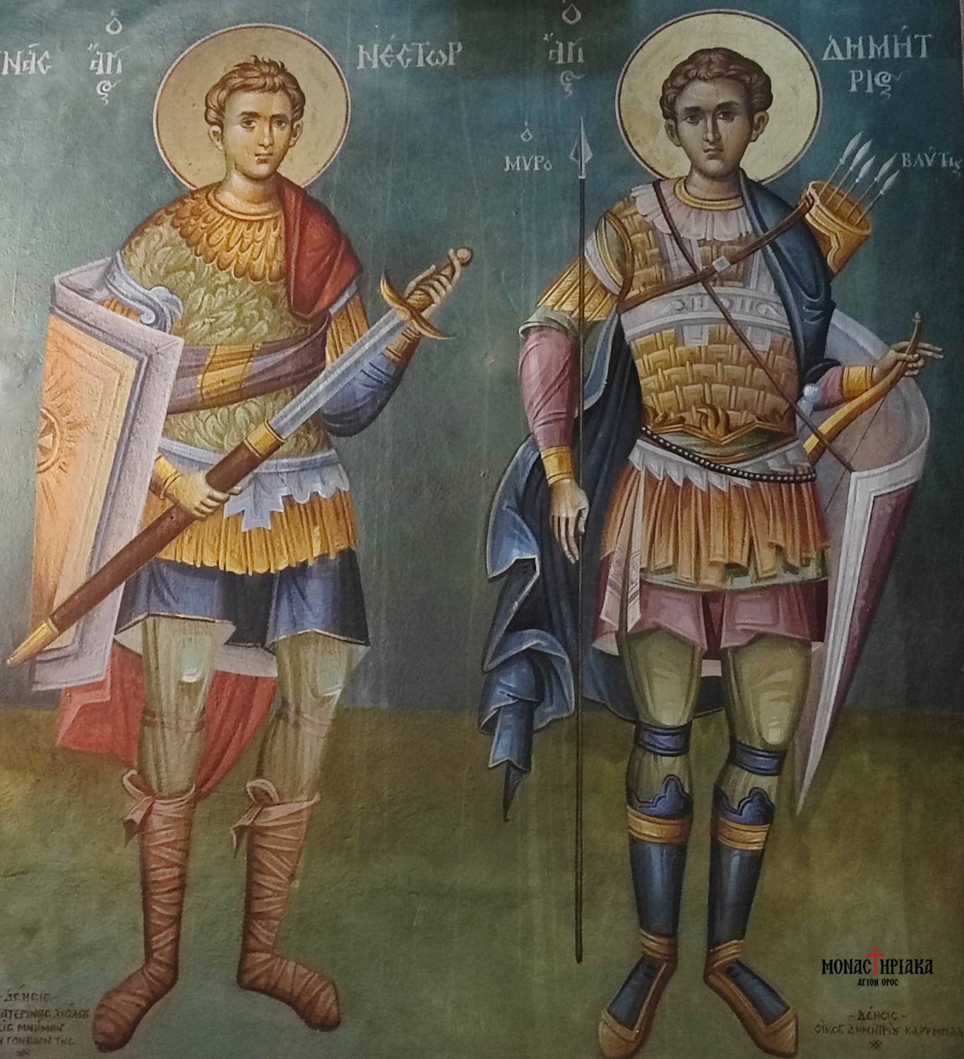 Saint Demetrius with Nestor