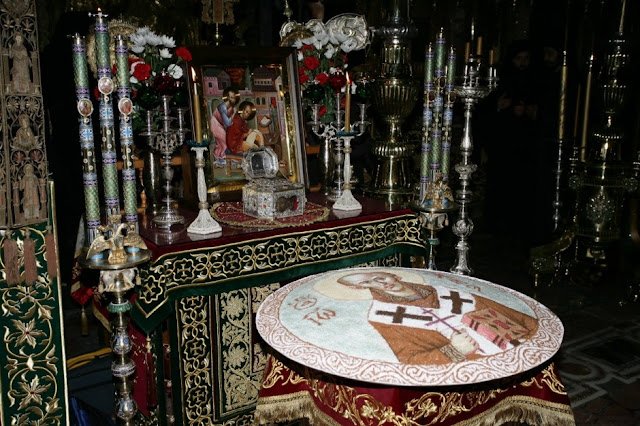 koliva decorated in the church
